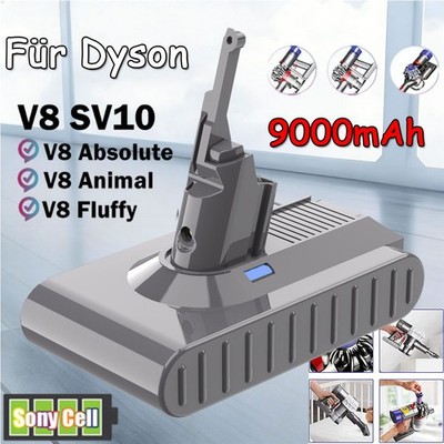 9000mAH Original Akku für Dyson V8 SV10 Absolute V8 Animal V8 Absolute Motorhead