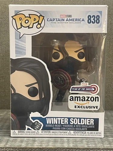 Funko Pop! Marvel Winter Soldier 838 Amazon Exclusive Original Box