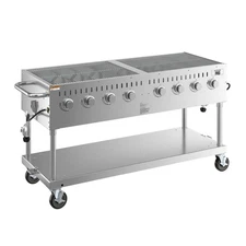 Backyard Pro LPG60 60" Stainless Steel Liquid Propane Outdoor Grill