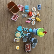 Assortment Of Barbie Kitchen  Picnic Accessories, Outdoor Grill