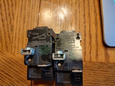 2x Pushmatic P120 1 Pole 20 Amp 120V Circuit Breakers Bulldog used 