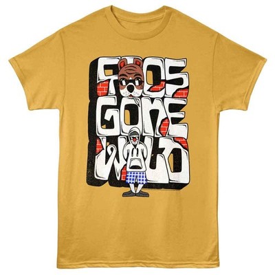 Foos Gone Wild - Dog And Brick - Adult Unisex Short Sleeve T-Shirt - Ginger
