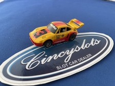 Tyco Magnum 440-X2 Yellow Porsche 935 Wide Chassis HO Slot Car 1989