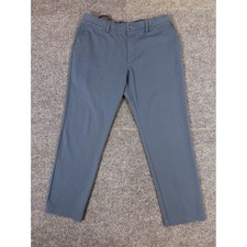 Quince Ultra-Stretch 24/7 Smart Chino Pants Mens 36x30 Ocean Blue Performance
