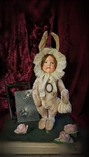 Teddy doll Rabbit Vintage Style Eco-Friendly Gift