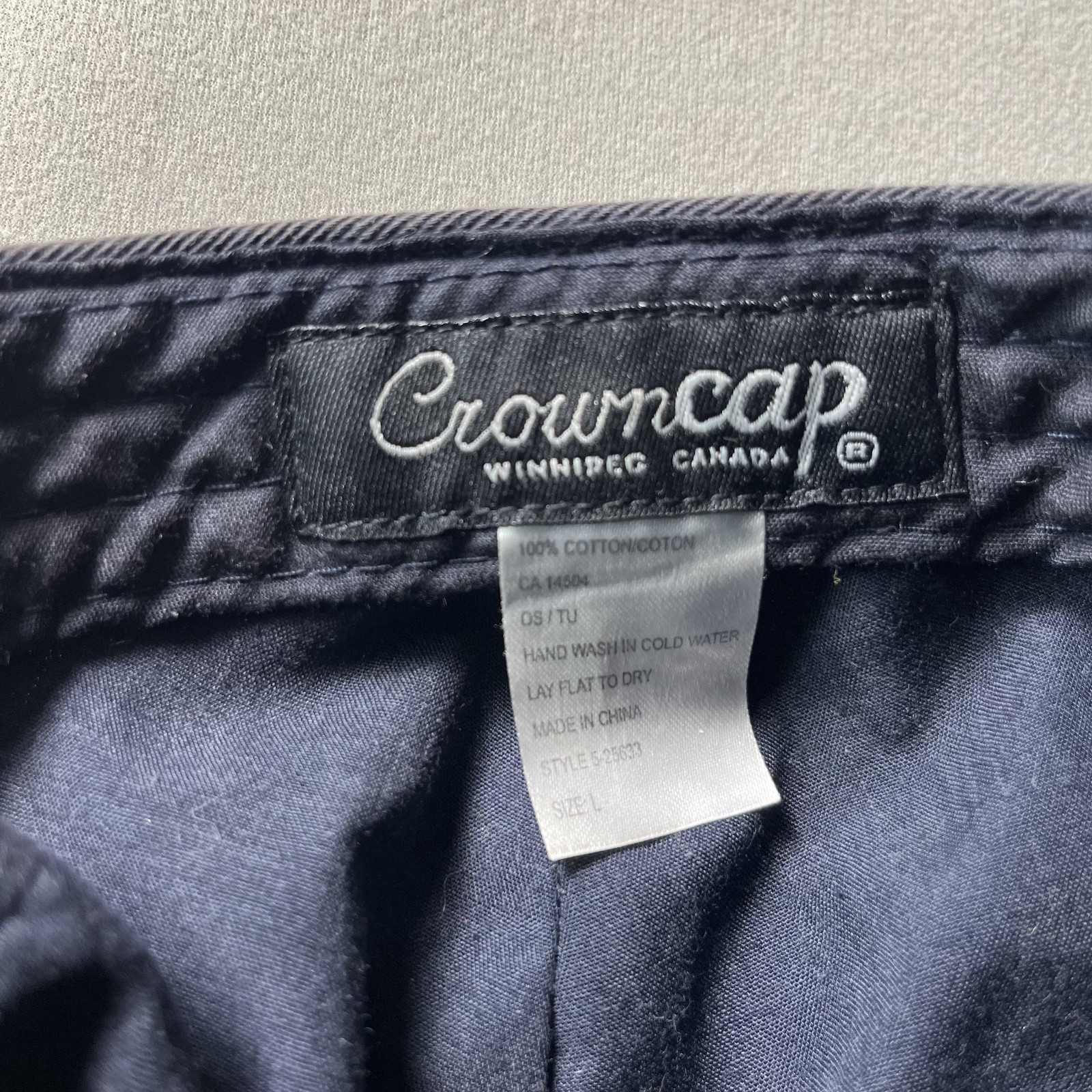 Patchwork Flat Cap Hat 7-1/4 Blue Multicolor Plai… - image 6