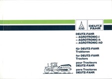 Deutz Fahr agrotronic-i agrotronic-h instrukcja obsługi oryginalna