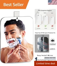 Shower Mirror Fogless for Shaving Medium 6x8 inch30% Than  Shower Mir...