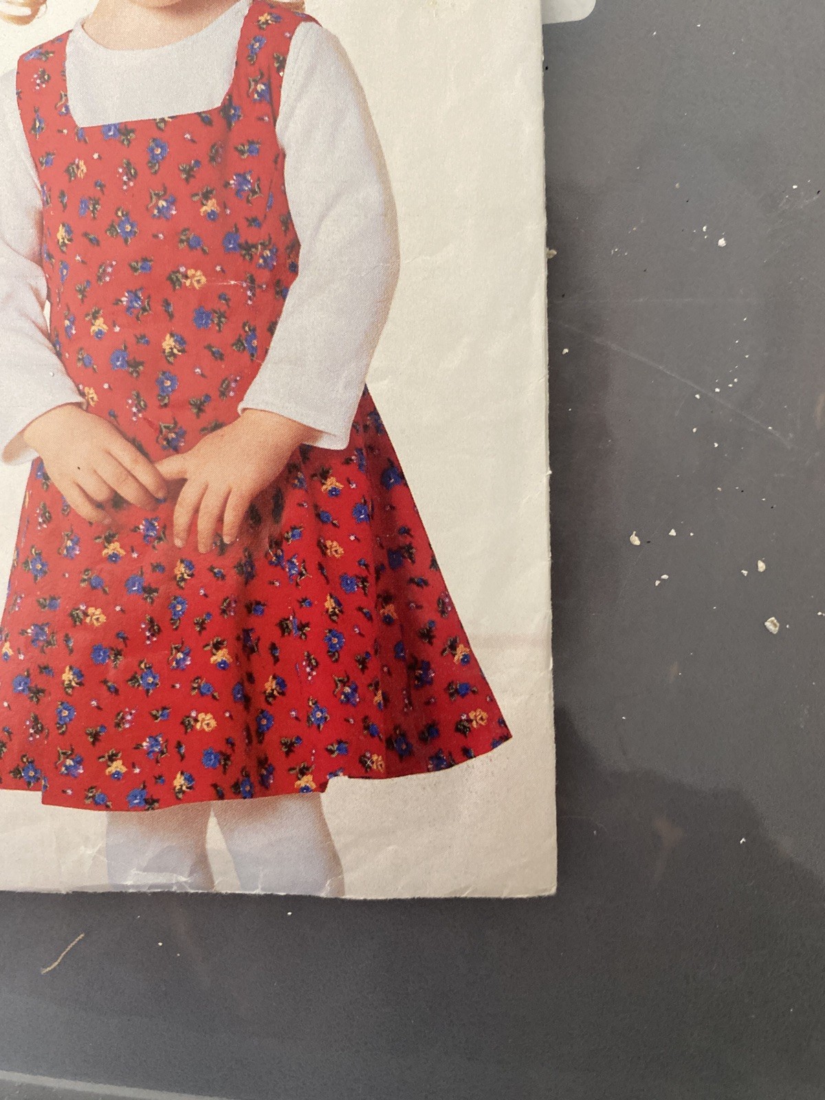 See & Sew Girl's Dress Pattern Sizes  5-6X pattern #4623 CUT