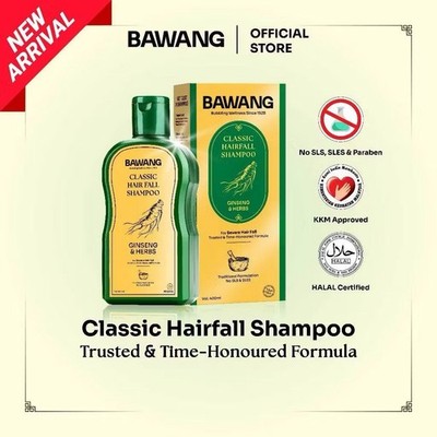 BAWANG Classic Hairfall Shampoo 400ml x 4Bottle,Ship by UPS