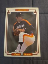 1984 Donruss Champions Baseball Giant #39 Nolan Ryan passes Walter Johnson NM-MT
