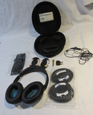 Bose QuietComfort 15 QC15 Bundle New Ear Pads-Head Cover-Case-Plug-Cable-Adapter