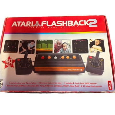 Vintage Atari Flashback 2 Classic Game Console model 26519 Complete