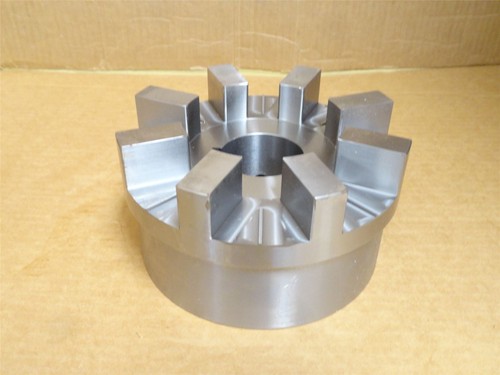 245590 Old-Stock; Rexnord 10101414 Jaw Coupler Hub 50R HSB 2-1/4"ID; 7" Hub OD - Picture 5 of 5