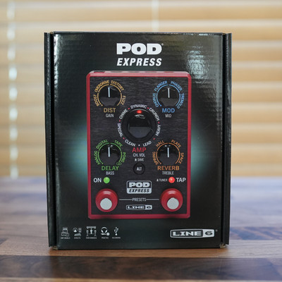 Line 6 POD EXPRESS Gitarren-Multieffektpedal-Verstärkersimulator