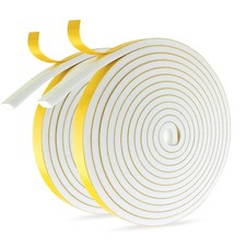 Gomma espansa autoadesiva colore bianco nastro sigillante autoadesivo 12 mm 