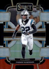 Jammie Robinson RC 2023 Panini Select Black and Red Prizms Die Cuts Rookie