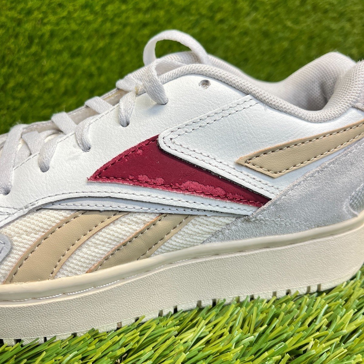 Reebok Club C Double Revenge Womens Size 6 White Athletic Leather