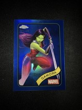 2025 Topps Chrome Marvel Gamora Blue Refractor 231/299 #140