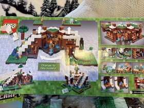 LEGO Minecraft 21134 The Waterfall Base May Be Missing Parts *Box Wear*