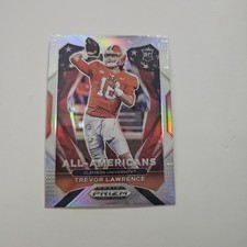 2021 Panini Prizm Draft Picks - All-American Trevor Lawrence #181 Silver RC