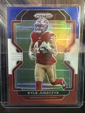 2021 Panini Prizm - Kyle Juszczyk #57 Red White & Blue Prizm