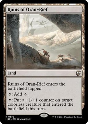 Ruins of Oran-Rief (Ripple Foil) -Foil Light Play MTG