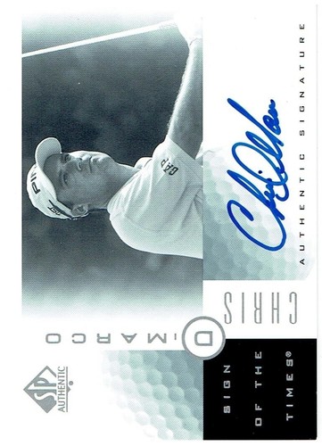 Chris DiMarco 2001 SP Authentic Sign of the Times #CD