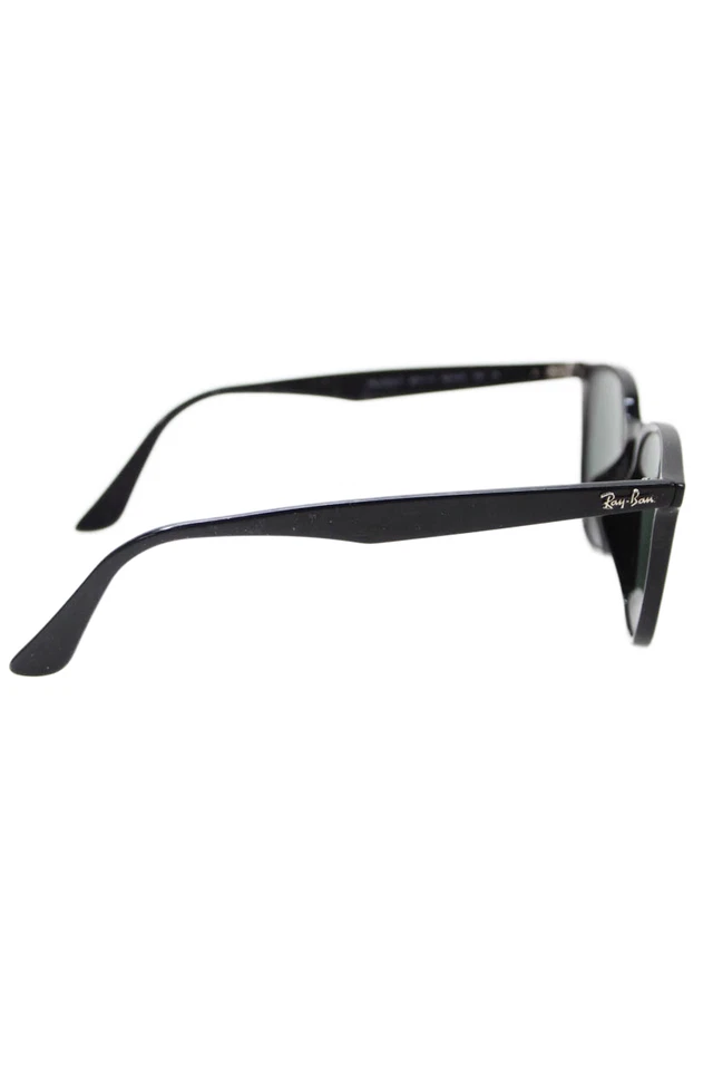 Gafas de sol Ray Ban para mujer RB 4258-F redondeadas de plástico negro Foto 2 de 4