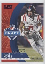 2021 Score NFL Draft Showcase 4/100 Elijah Moore #D13 0kp1