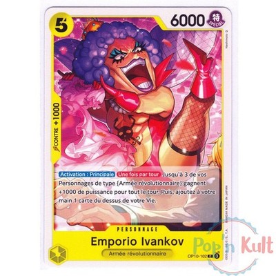 One Piece Card Game Karte OP10-102 C Emporio Ivankov [FR] TCG OP10 Near Mint