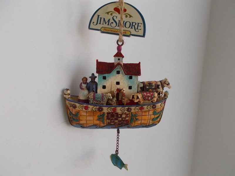 Jim Shore Noah's Ark Christmas Ornament Heartwood Creek 2006 W/Tag
