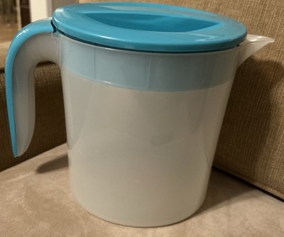 Mr Coffee Iced Tea 3 Quart TEAL Oval TM70 Replacement Pitcher  Teal  VGC