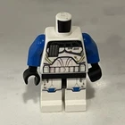 LEGO Star Wars Clone Trooper Minifigure 1 Piece White Blue Black