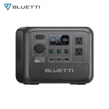 BLUETTI AC50B 700W 448Wh Portable Power Station Generator LFP for Trip Camping