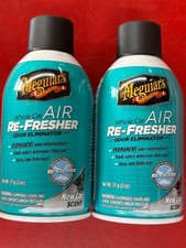 6 Pack Meguiars Whole Car Air Re-fresher Odor Eliminator Mist New Car Scent