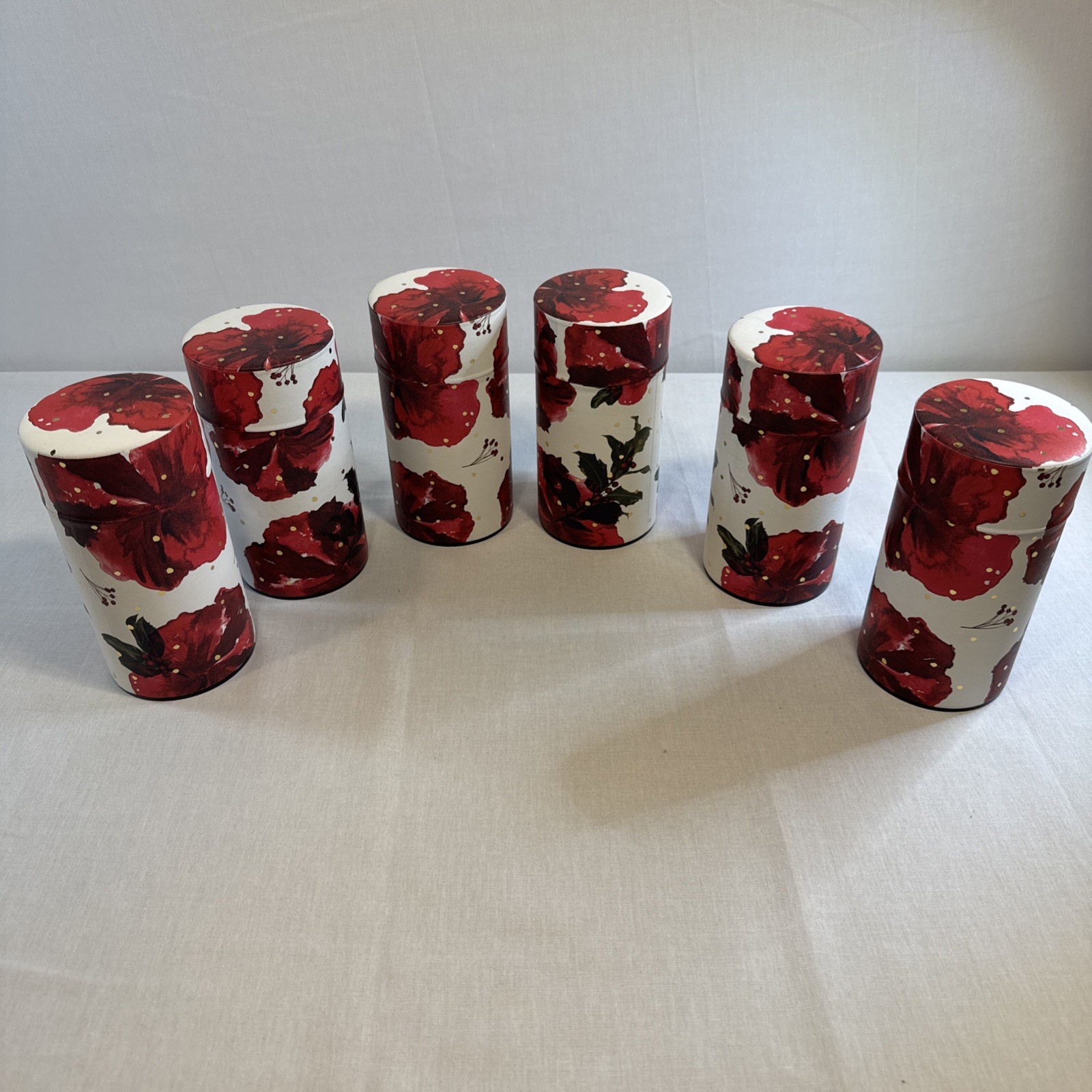 Vana Floral Loose Leaf Tea 6&rdquo; Tin Canisters With Air Tight
