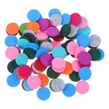 100 Pcs Replacement Felt Pads Essential Oil Diffuser Locket Pads