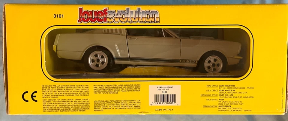 Jouef Evolution 1/18 Scale 1965 Ford Mustang 350 GT 65 - Model 3101 - Image 3 of 4