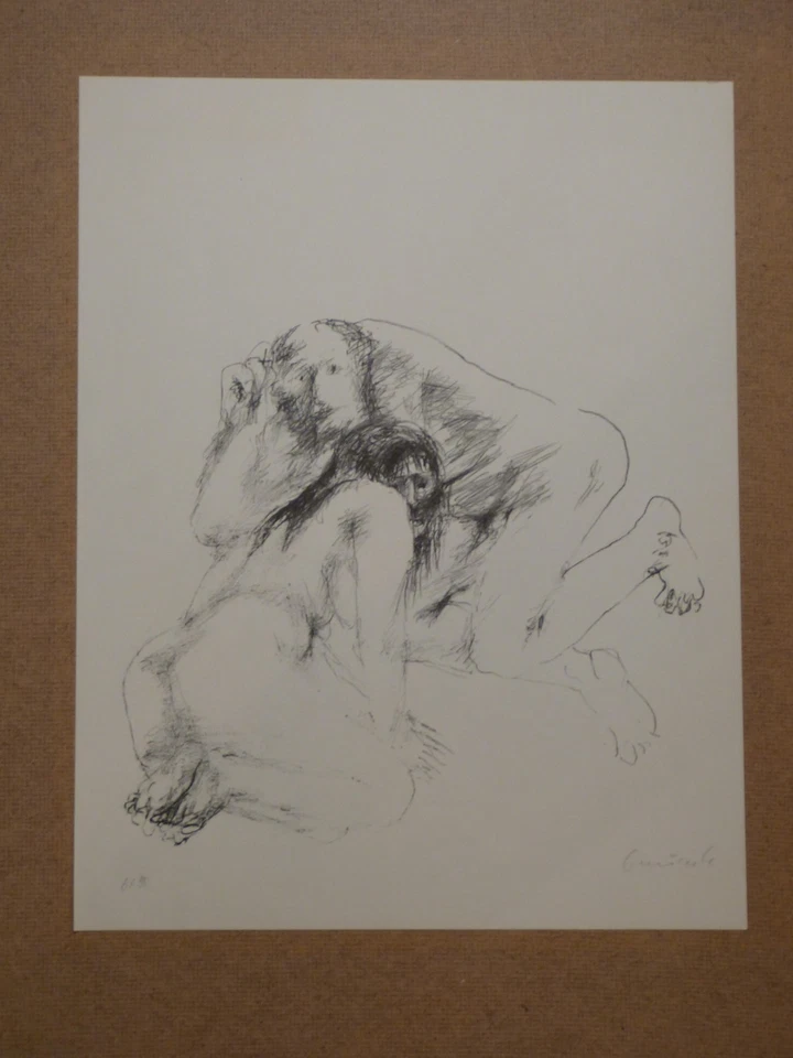 2 Lithographien von Waldemar Grizimek 1918-1984 Ungerahmt - Bild 4 von 4