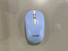 BLUE WHITE - LEADSAIL WIRELESS KEYBOARD AND MOUSE COMBO, WIRELESS USB MOUSE AND