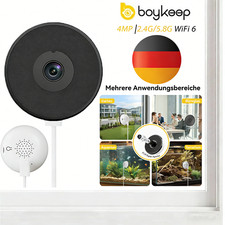 4MP Fenster Überwachungskamera Innen Mini WiFi Kamera Vollfarb-Nachtsicht