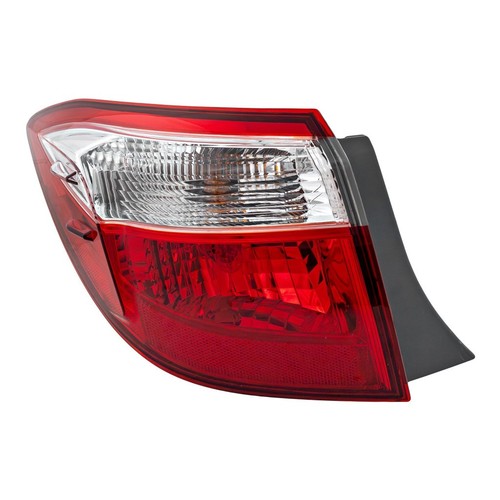 For Toyota Corolla 2014-2016 Tail Light Driver Side Outer Halogen Red&Clear Lens