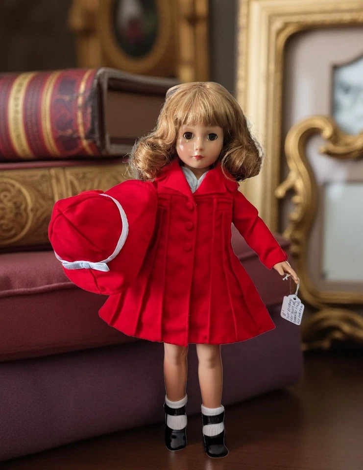 Effanbee Doll Co American Children Doll en rojo réplica 1936 18 pulgadas Foto 3 de 4