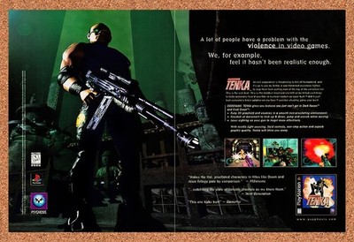 1997 Codename Tenka PS1 Original Advertisement / Retro Promo v1