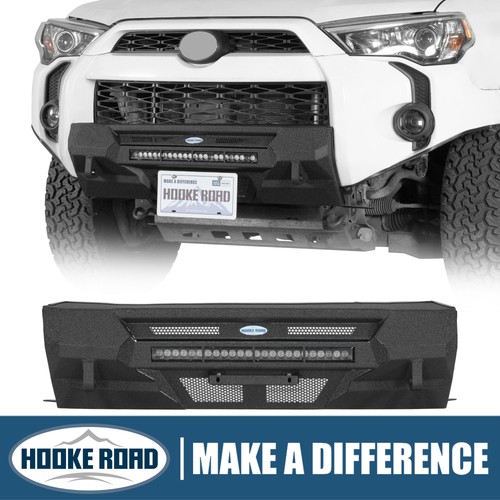 Elegant & Delicate Front Bumper w/72w LED Spotlight Bar For Toyota 4runner 14-24