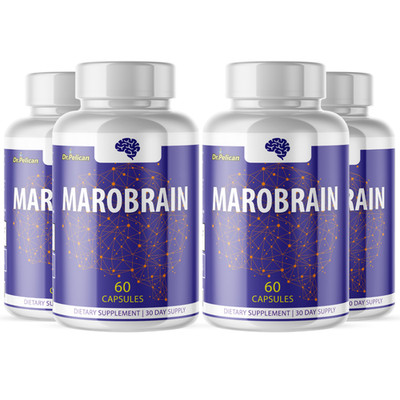 Maro Brain- Nerve Health Support- 4 Bottles- 240 Capsules