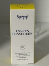 Supergoop Unseen Sunscreen Broad Spectrum SPF 50 - Travel Size 0.68 Fl oz/20 ml