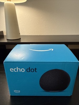 Amazon Echo Dot (4th Gen) Smart Speaker - Charcoal - Alexa - TESTED & WORKS