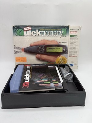 Wizcom Quicktionary 2 English/German - German/English Translate Pen UNTESTED